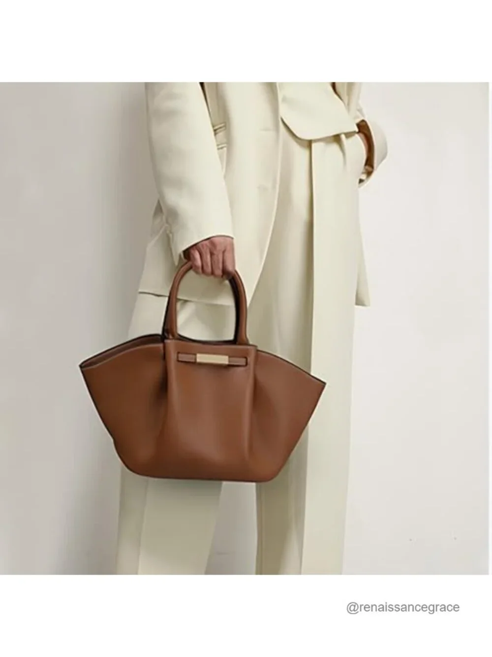 Women's Vegan Leather Top Handle Crossbody Shoulder Tote Bag